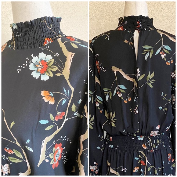 NANETTE LEPORE
Nanette MSRP $138 Floral Smocked High/low Dress Very Black sz 10 - Picture 13 of 16